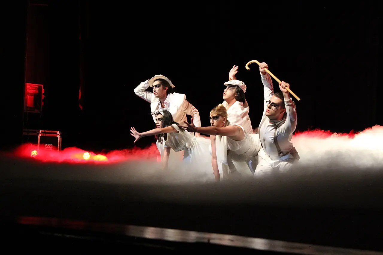 A stage performance during the opening of the 46th Manaki Brothers film festival in Bitola