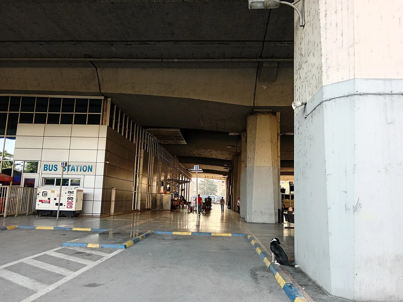 The main bus station in Skopje, departure point for the Thessaloniki coach